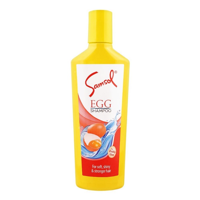 Samsol Egg Daily Use Shampoo, For Normal to Dry Hair, 200ml