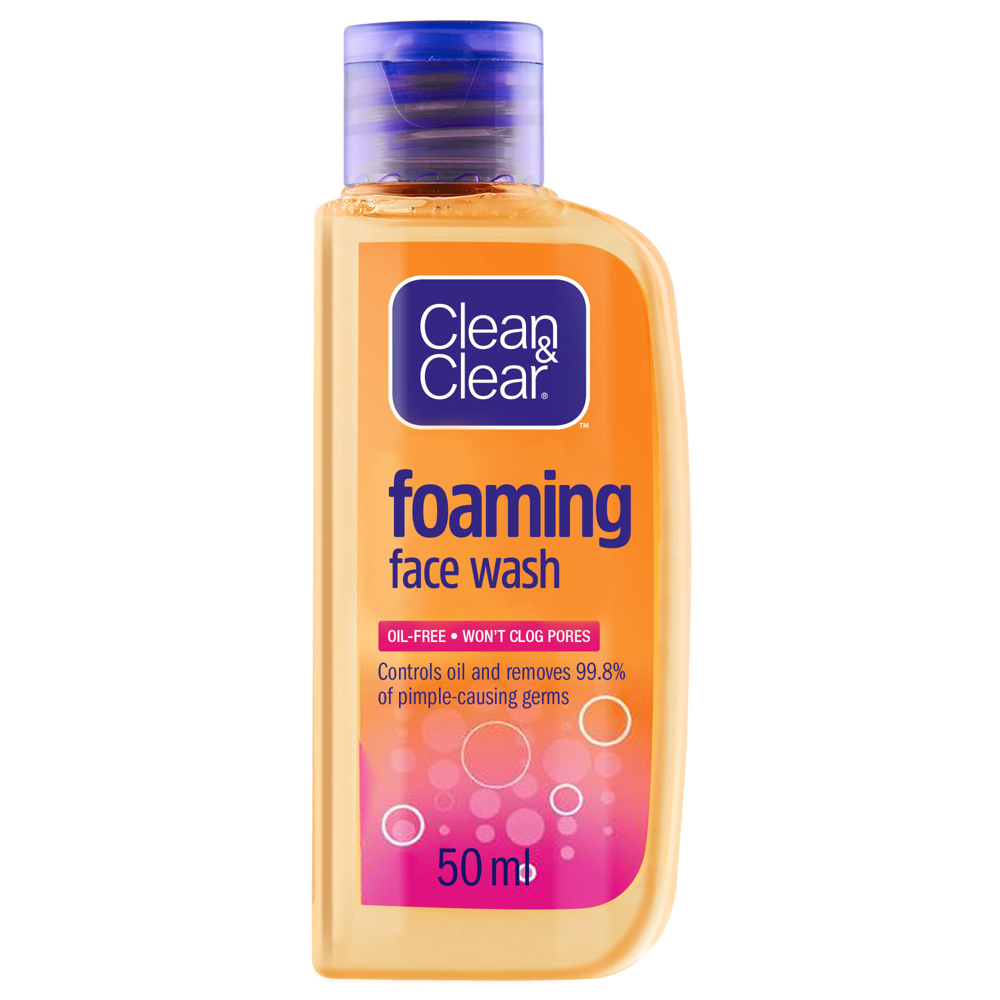 Clean &amp; Clear Foaming Facewash 50ml
