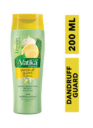 Dabur Vatika Naturals Neem & Lemon Dandruff Guard Shampoo, 185ml