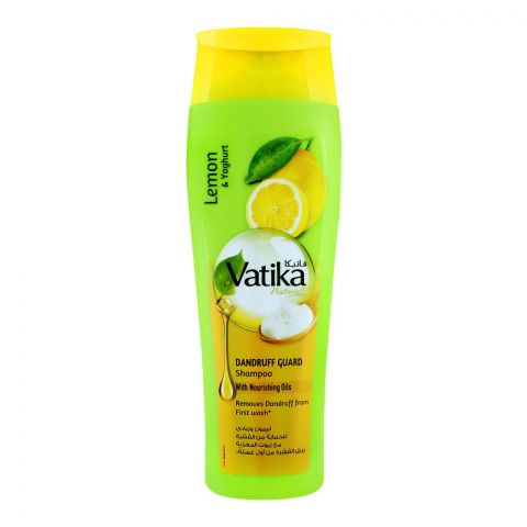 Dabur Vatika Naturals Neem & Lemon Dandruff Guard Shampoo, 185ml