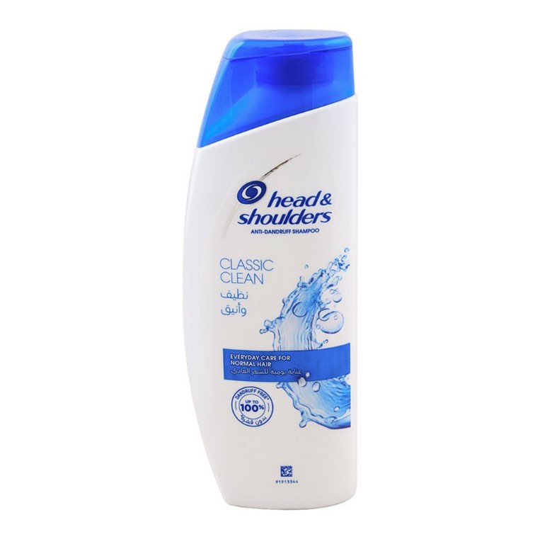 Head &amp; Shoulders Classic Clean Anti-Dandruff Shampoo, For Normal Hair, 185ml