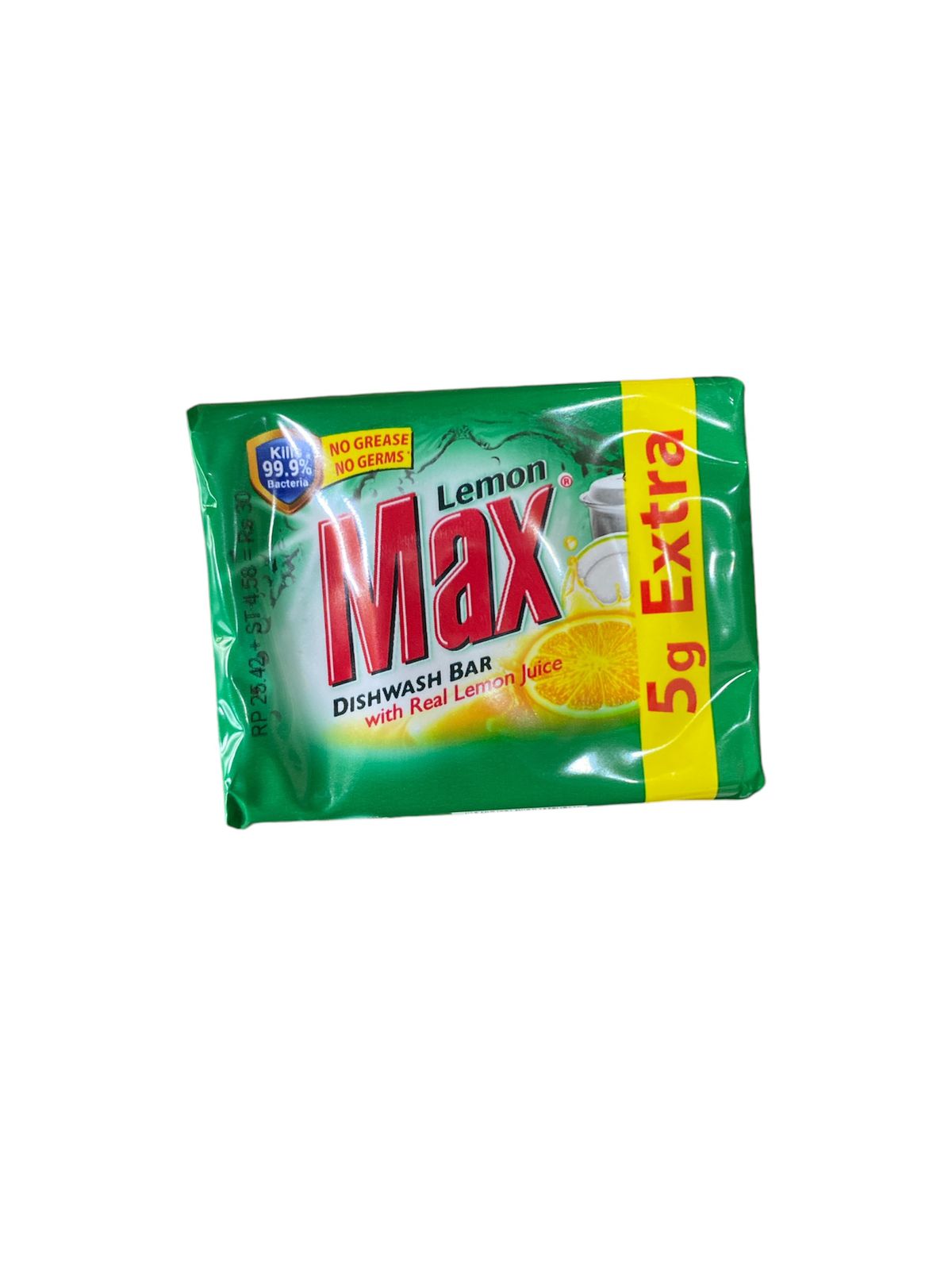 Lemon Max Dishwash Bar 92g+5g Extra