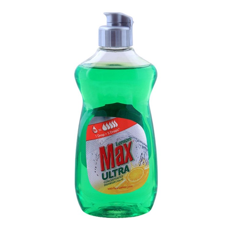 Lemon Max Ultra Dishwash Liquid, Concentrated, 500ml