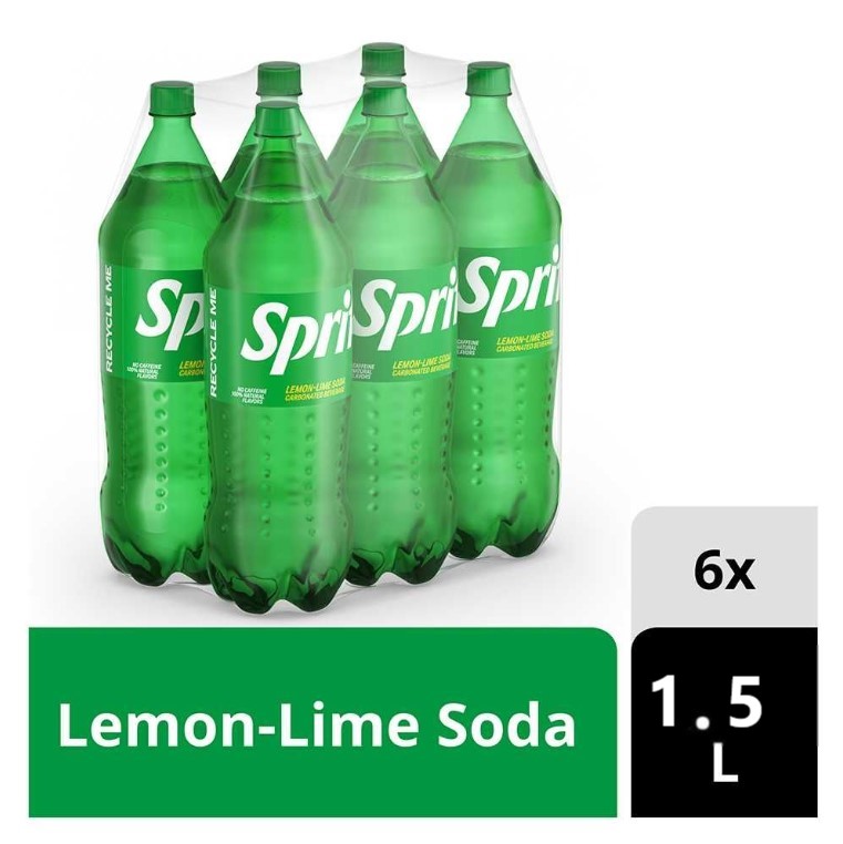 Sprite 1.5 Liters, 6 Pieces