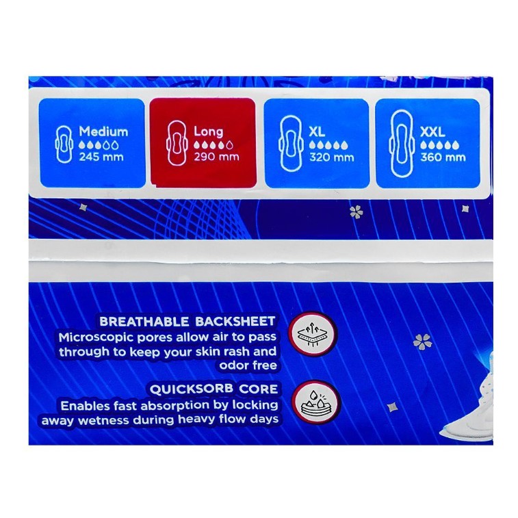 Butterfly Breathables Maxi Thin Pads, Large, 18-Pack