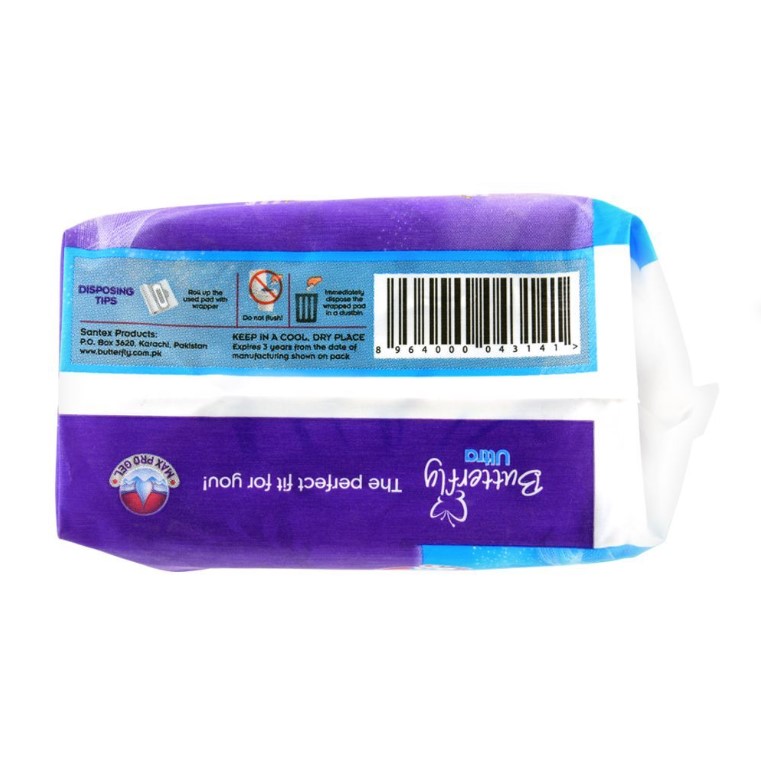 Butterfly Max Pro Gel Ultra Pads, Long, 8-Pack