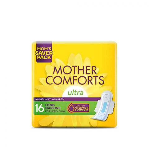 Butterfly Mother Comforts Ultra Long Napkins, 16-Pack