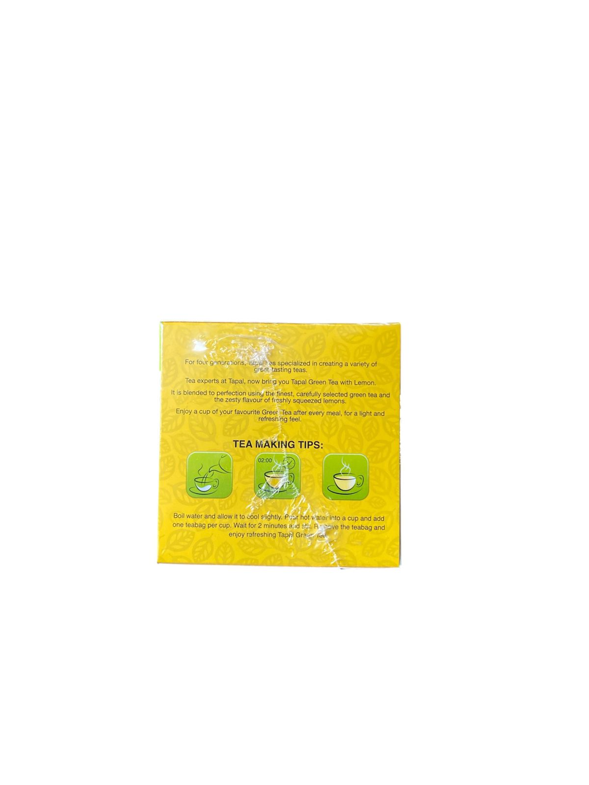Tapal Green Tea Lemon 15 Tea Bags