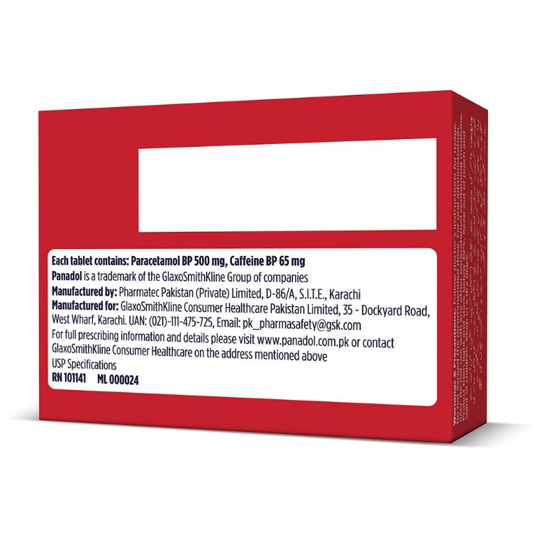 GSK Panadol Extra Tablet, 1-Strip
