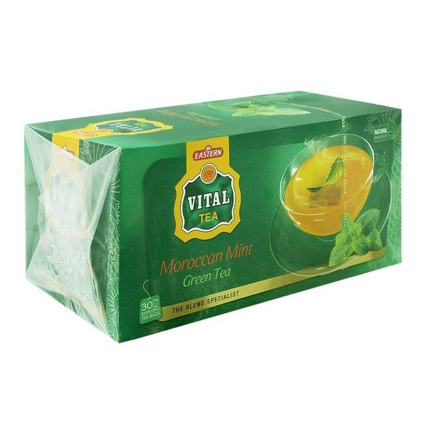 Vital Moroccan Mint Green Tea 30 Tea Bags