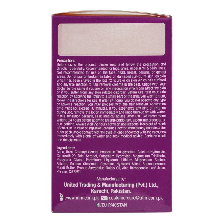 Eu Safe &amp; Smooth Normal Skin Hair Removal Lotion,100gm