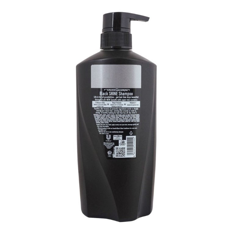 Sunsilk Black Shine 5 Natural Oil, Pearl Protein &amp; Vitamin E Shampoo, 660ml