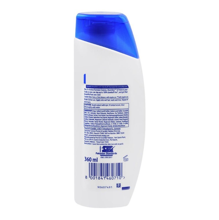 Head &amp;amp; Shoulders Silky Black Anti-Dandruff Shampoo, 360ml